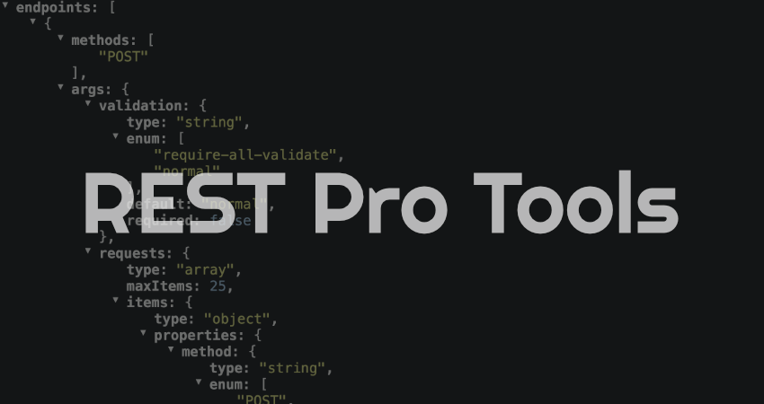 [ WordPress Plugin: REST Pro Tools ]